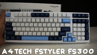 Механическая клавиатура A4Tech Fstyler FS300 распаковка и обзор [upl. by Gore374]