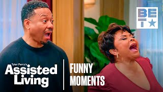 Funny Moments Come Front amp Center  Tyler Perrys Assisted Living [upl. by Boycey]