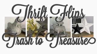 Trash to Treasure  Thrift Store Finds  Painting Metal Items [upl. by Shaughnessy]