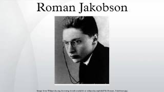 Roman Jakobson [upl. by Leuqcar]