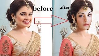 HOW TO CHANGE FACE PHOTOSHOP 70 IN HINDI  URDU [upl. by Adali]