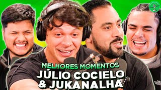 JÚLIO COCIELO amp JUKANALHA NO PODPAH  MELHORES MOMENTOS [upl. by Yekcin]