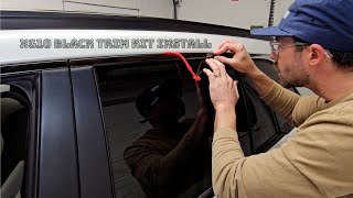 2022 Corolla Cross XG10 Black Trim Install [upl. by Serg]