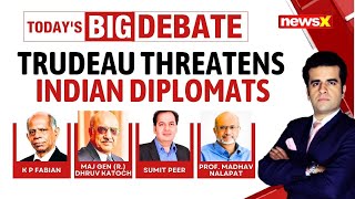 Trudeau Threatens Indian Diplomats  Should India Shut Down Canadian High Commission  NewsX [upl. by Ximenez]