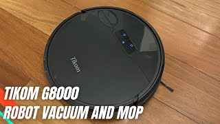 Tikom G8000 Robot Vacuum and Mop Review amp Test  Robot Vacuum for Pet Hair Hard Floors [upl. by Meneau]