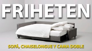 Cómo MONTAR el sofácama FRIHETEN de IKEA  IKEA FRIHETEN Sofa Bed Assembly Guide ✅ [upl. by Aihpos]