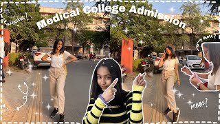 Medical College Admission  MBBS Vlog  Raima Pradhan [upl. by Wye]