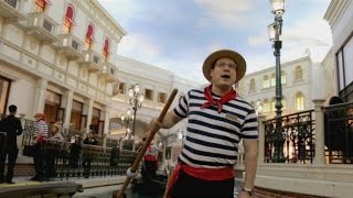 Romantic Gondola ride at The Venetian Hotel Las Vegas [upl. by Salamanca]