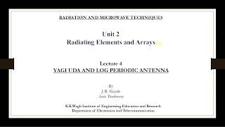 YagiUda Antenna and log periodic antenna [upl. by Yoc]