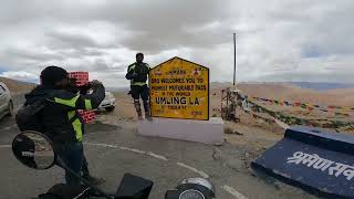 Hanle To Umlingla Pass World Highest Motorable Pass  Ladakh Ride [upl. by Otho]