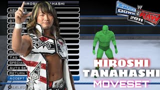 Hiroshi Tanahashi Moveset for SvR 2011 PSP [upl. by Ruy]