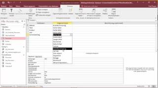 MS Access basis relaties tussen tabellen [upl. by Woodsum586]