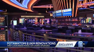 Potawatomi Casino Hotel grand renovation opening in Milwaukee [upl. by Prussian]