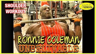 RONNIE COLEMAN  SHOULDERS  2000 UNBELIEVABLE MOVIE [upl. by Nameloc]