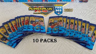 Opening 10 Packs Panini Fifa 365 Adrenalyn XL 2023 TR 10 Paket Panini Futbolcu Kartı Açılışı [upl. by Inohtna]