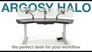 ARGOSY HALO Desk  The Perfect Desk for Your Workflow [upl. by Cammi]