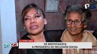 Kira Alcarraz de mototaxista a presidenta de la Comisión de Inclusión Social [upl. by Tyrus]