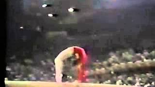 Olga Korbut  1976 Olympics EF  Balance Beam [upl. by Kin631]