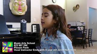 Teaching Jenna Norodom singing with Vocal Coach Emily [upl. by Perr886]