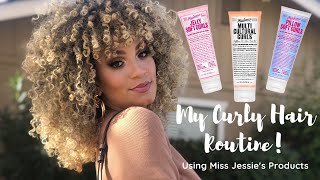 Curly Hair Wash Routine with Miss Jessies Hair Products Pillow Soft Curls amp Jelly Soft Curls [upl. by Libbi485]