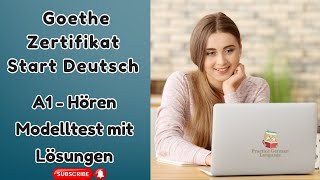 Listening Practice for Goethe A1 Real Exam Questions amp Solutions  Goethe Zertifikat 2024 [upl. by Analle802]