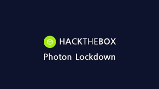 HackTheBox  Challenges  Hardware  Photon Lockdown [upl. by Robb]