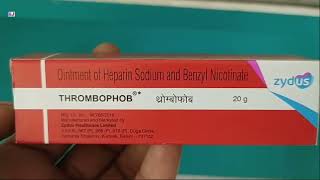 THROMBOPHOB Ointment  Ointment of Heparin Sodium and Benzyl Nicotinate Uses  THROMBOPHOB Ointment [upl. by Hort]