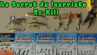 COMMENT monter des HAMECONS sur Cuillère  Poisson nageur et en quelle taille  Simple et nokill [upl. by Yretsym]