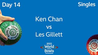 2022 World Indoor Bowls Championships  Day 14 Session 1 Ken Chan vs Les Gillett [upl. by Hege]