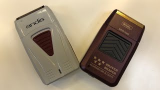 Andis shaver vs Wahl 5 Star shaver  Upgrades to barber station [upl. by Emmer]