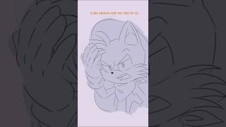 Sonic  Going yeehaw mode 🤠 tails sonic yeehaw animatic [upl. by Esenej]