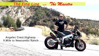 The Fine Line Angeles Crest Highway 9 Mile to Newcombs Ranch [upl. by Cirded]