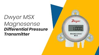 Differential Pressure Transmitter  Dwyer MSX Magnesense  Instrukart [upl. by Oel]