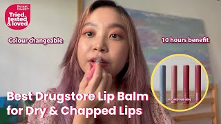 The Best Lip Balm to Treat Dry amp Chapped Lips  Drugstore Lip Product  Tried Tested and Loved [upl. by Rand]