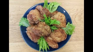 Boneless Chicken Thigh Fried and Crispy My Own Recipe Mukbang [upl. by Hessler907]