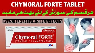 Chymoral forte tablet uses in urduTrypsinchymotrypsin uses side effects and Dosage [upl. by Rhee]