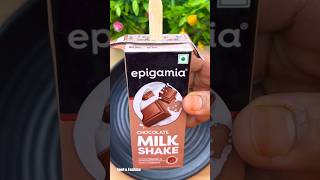 Chocolate Milk Shake EPIGAMIA Popsicle  shortsfeed shortvideo icecream [upl. by Egroeg326]