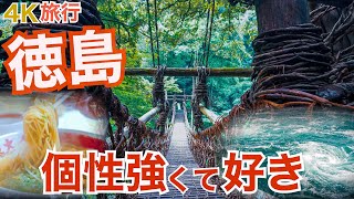 【大人の国内旅行】徳島県旅行 絶品グルメと個性ありすぎな観光スポット 世界一のうずしおと徳島ラーメンと阿波踊り 四国一周旅③ [upl. by Relyks605]