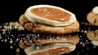 Salted Caramel Cheesecake  Crumbl Cookies [upl. by Noirda]