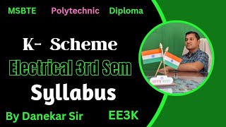 Electrical 3rd Sem  EE3K  Detail Syllabus K Scheme Syllabus  ‎devidasdanekar1965 [upl. by Trefler]