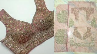 Latest Bridal Blouse Cutting and Stitching  Bridal lehenga Blouse Cutting and Stitching  Bridal [upl. by Navy]