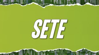 Mezzosangue  SETE Testo [upl. by Nork]