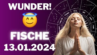 FISCHE ♓️⭐️ EIN WUNDER FÜR DICH 😱 Horoskop  13Januar 2024 fische tarot [upl. by Laehcimaj]