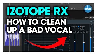 Izotope RX  How to Clean Up a Bad Vocal  Izotope RX De Reverb De Hum De Noise [upl. by Ardnoet]