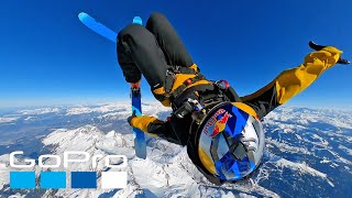 GoPro Awards Combining Skydiving  Skiing in the French Alps  Fred Fugen [upl. by Pamella908]