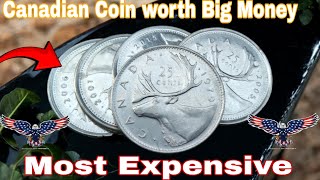 Top 5 Ultra Rare Canadian Quarters Worth Big Money [upl. by Kimbra]