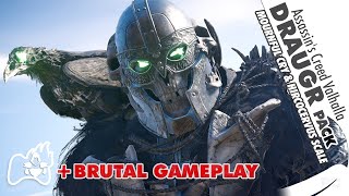 Assassins Creed Valhalla DRAUGR Pack Mournful Cry Hammer Hircocervus Scale Showcase Brutal Gameplay [upl. by Fairman]