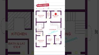 27 X 38  House Plan  House Design  Home Plan  Home Design  3BHK  Engineer Aruljothi Manikandan [upl. by Ataymik]