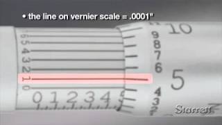 How to Read an Inch Micrometer by Starrett [upl. by Leinadnhoj74]