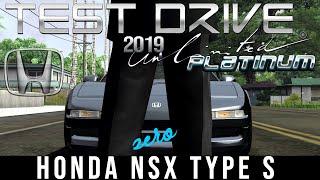 Test Drive Unlimited Platinum  Honda NSX Type S Zero TDU menu screen car [upl. by Januisz]